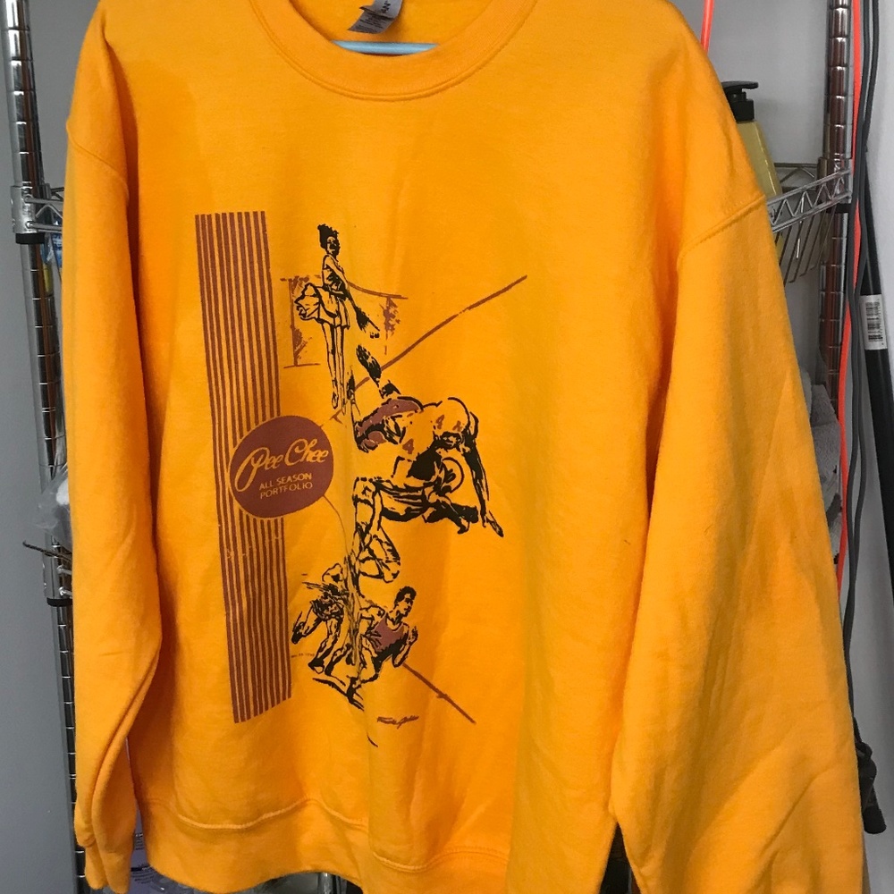 Retro PeeChee Sweatshirt - Size Large -  Pee Chee folder sweatshirt
